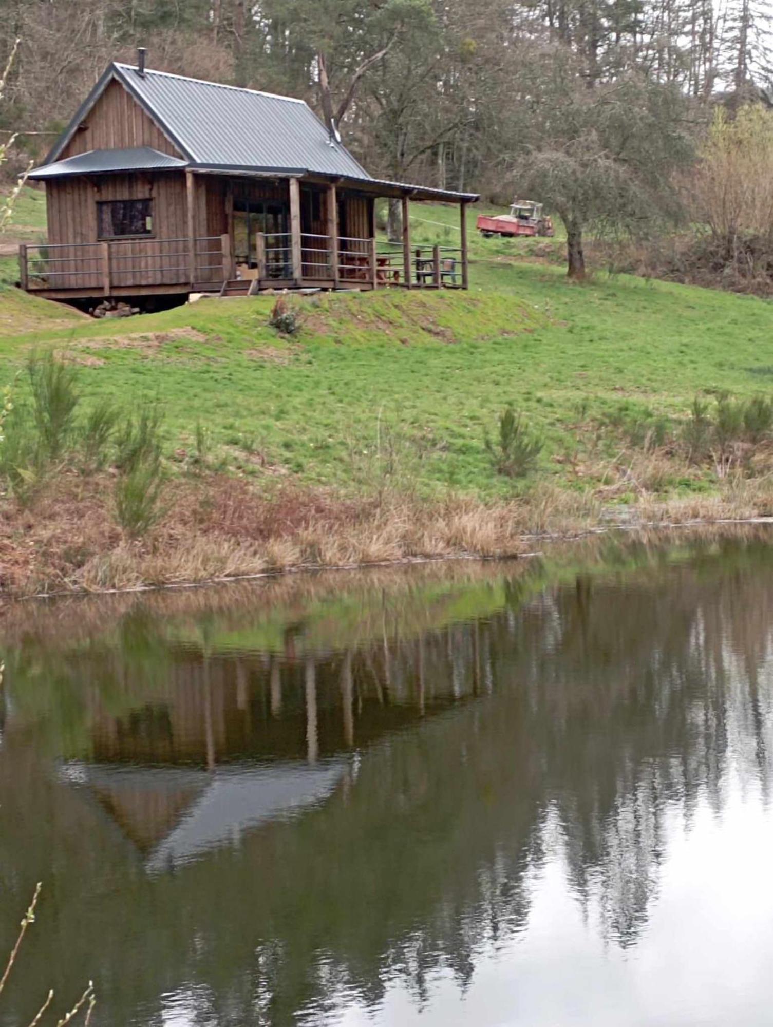 A La Cabane Des Bois Dessus Tiny Gite Alligny-en-Morvan Eksteriør billede